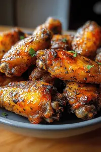 Baked chicken wings