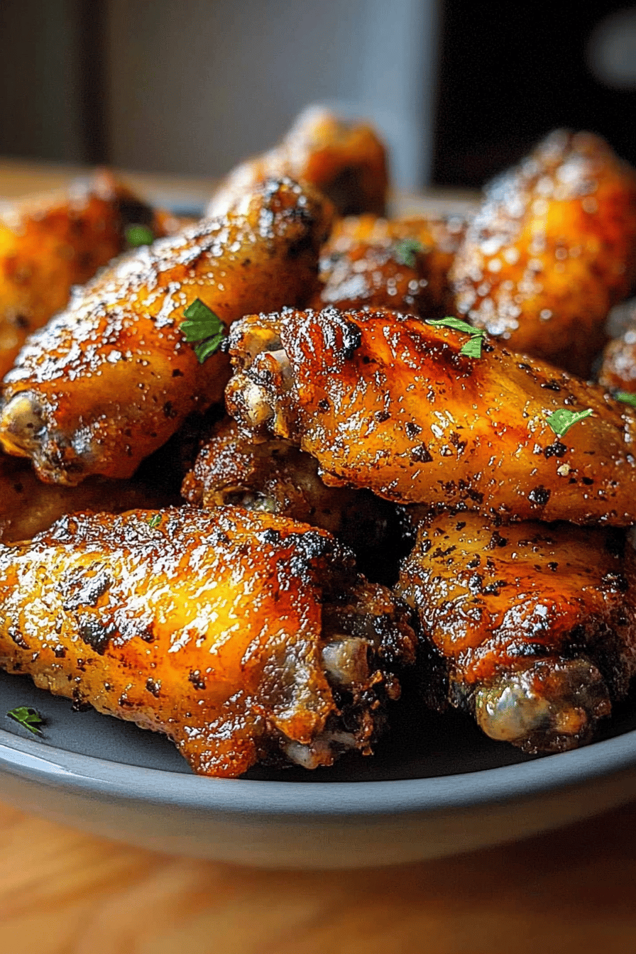 Baked chicken wings