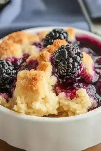 Blackberry cobbler