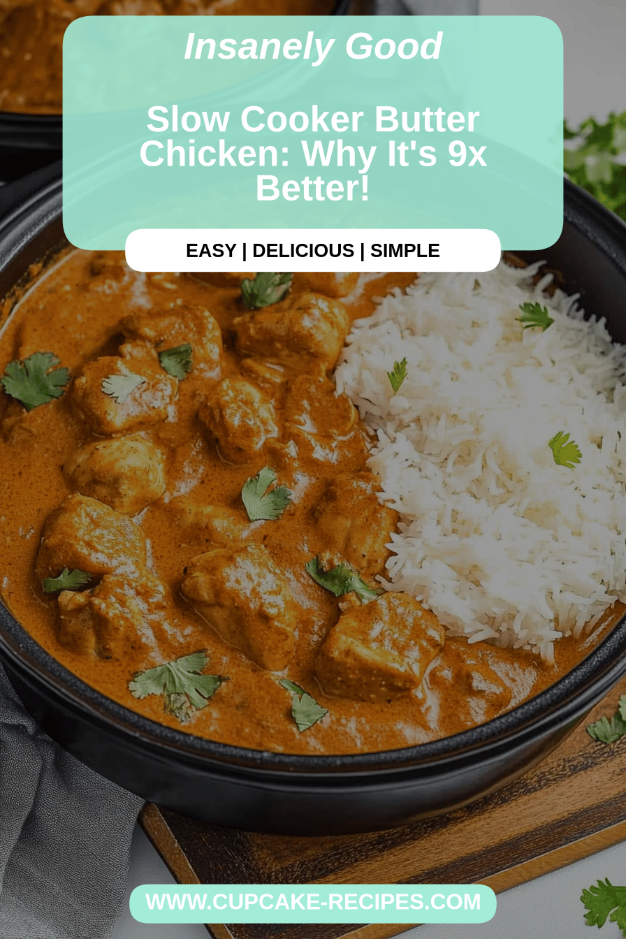 Butter Chicken final dish beautifully presented and ready to serve