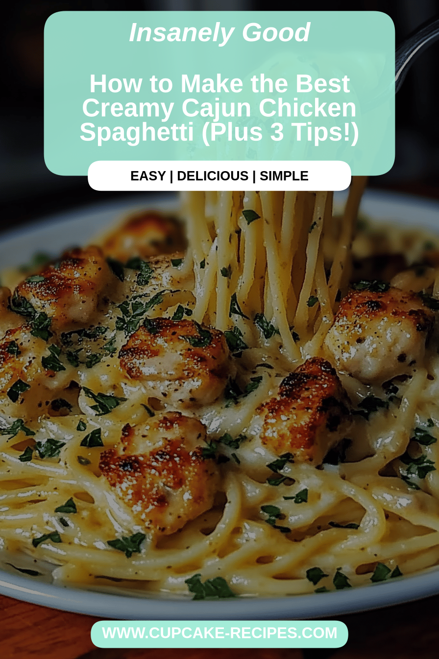 Cajun Chicken Spaghetti final dish beautifully presented and ready to serve