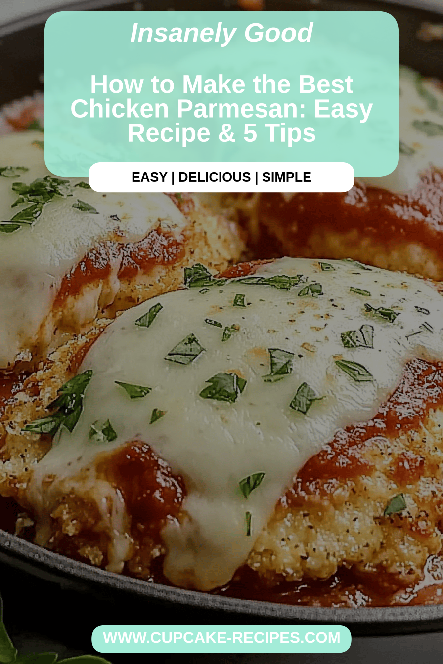 Chicken Parmesan final dish beautifully presented and ready to serve