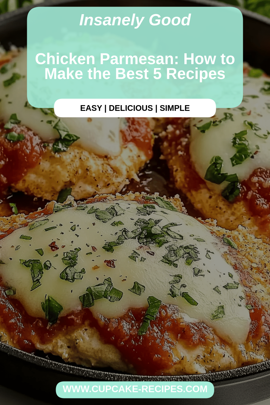 Chicken Parmesan recipes final dish beautifully presented and ready to serve