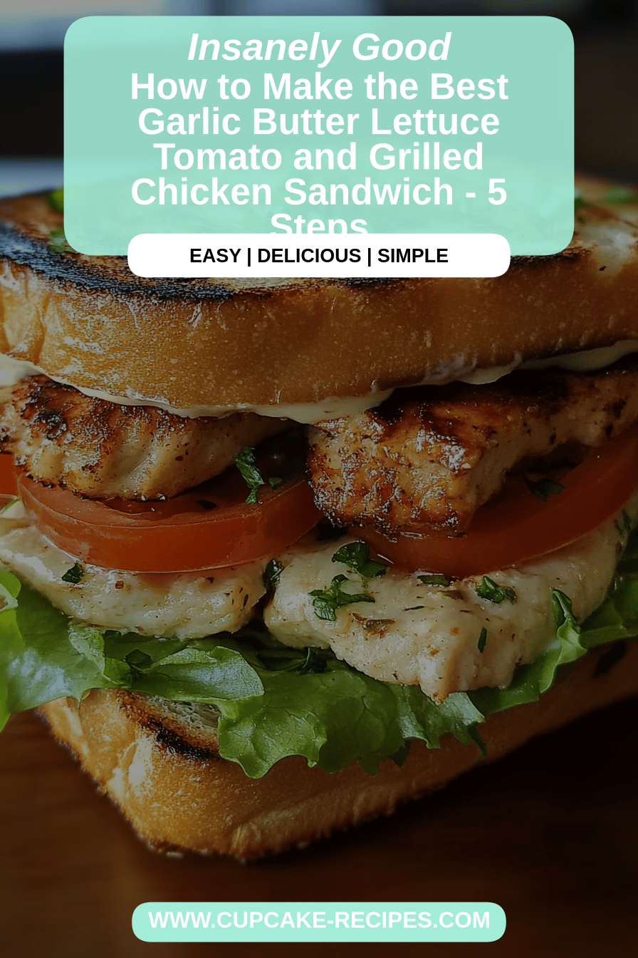 Chicken sandwich recipe final dish beautifully presented and ready to serve