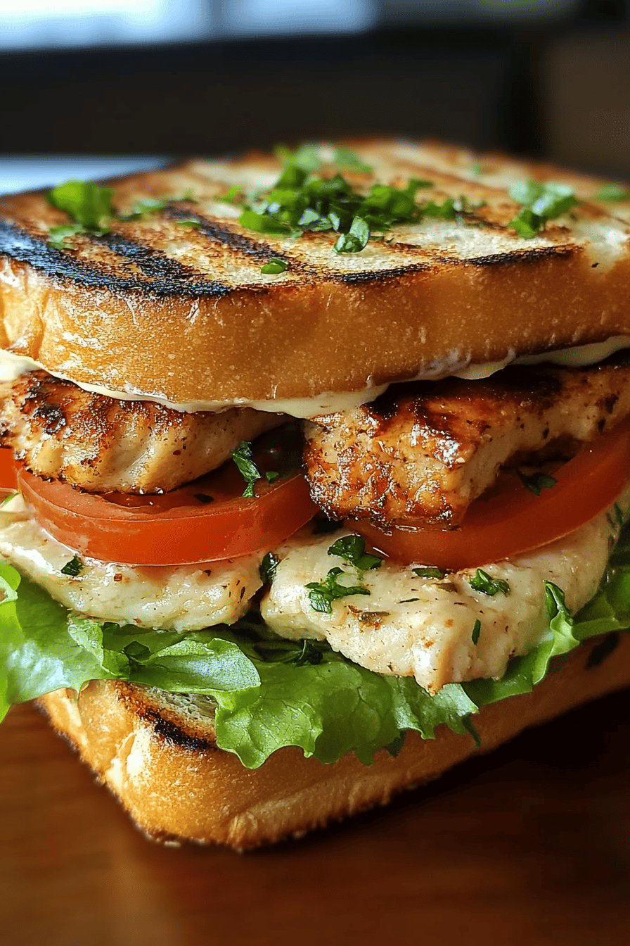 Chicken sandwich recipe ingredients organized and measured on kitchen counter