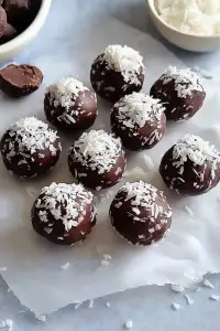 Chocolate coconut balls