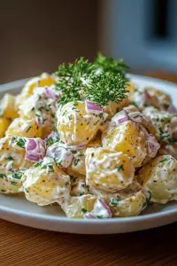 Creamy potato salad