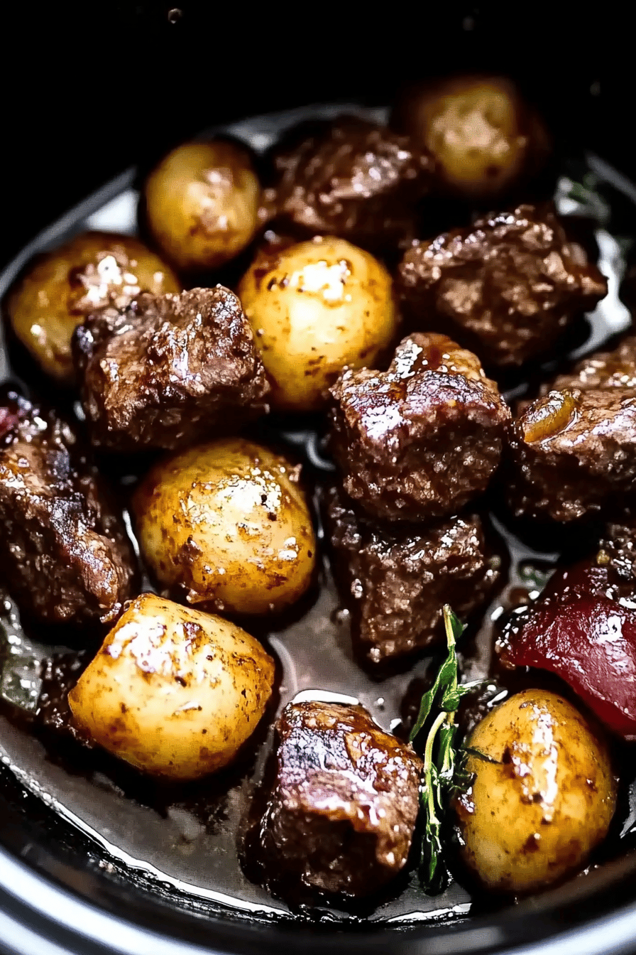 Crockpot beef bites