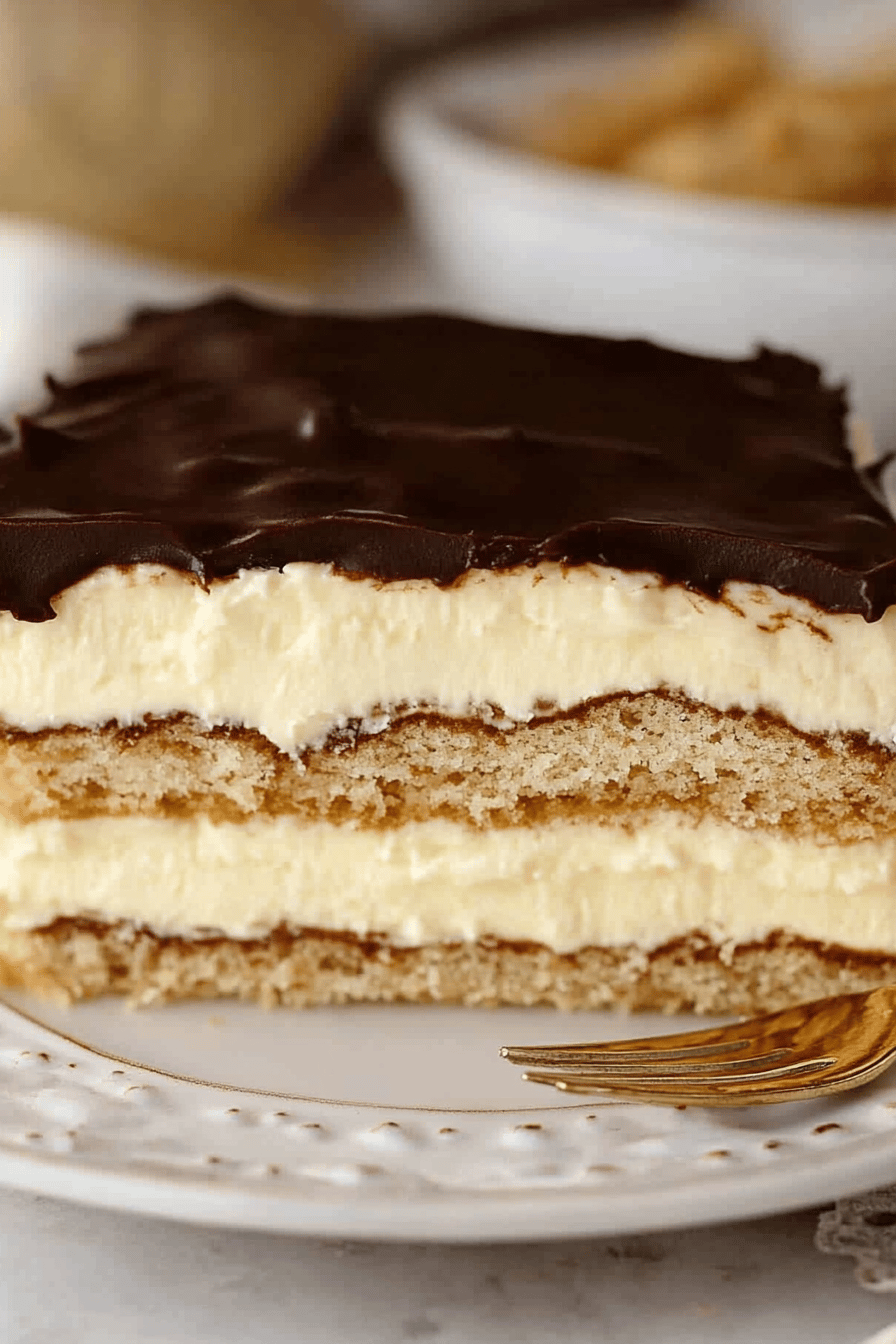 Eclair Cake ingredients organized and measured on kitchen counter
