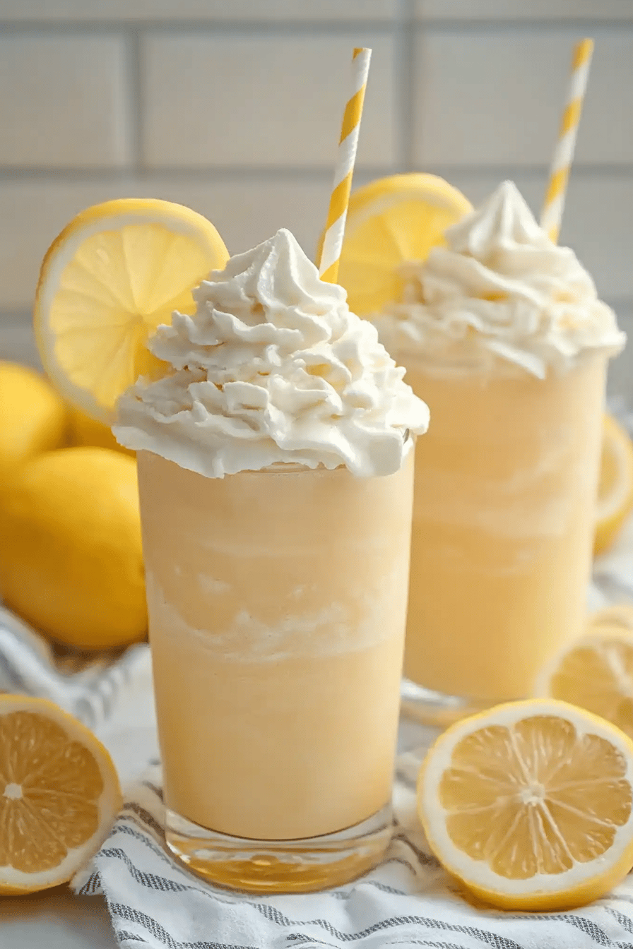 Frosted lemonade