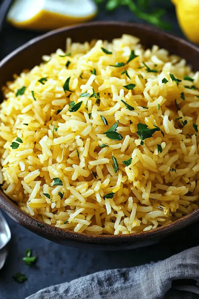 Greek lemon rice