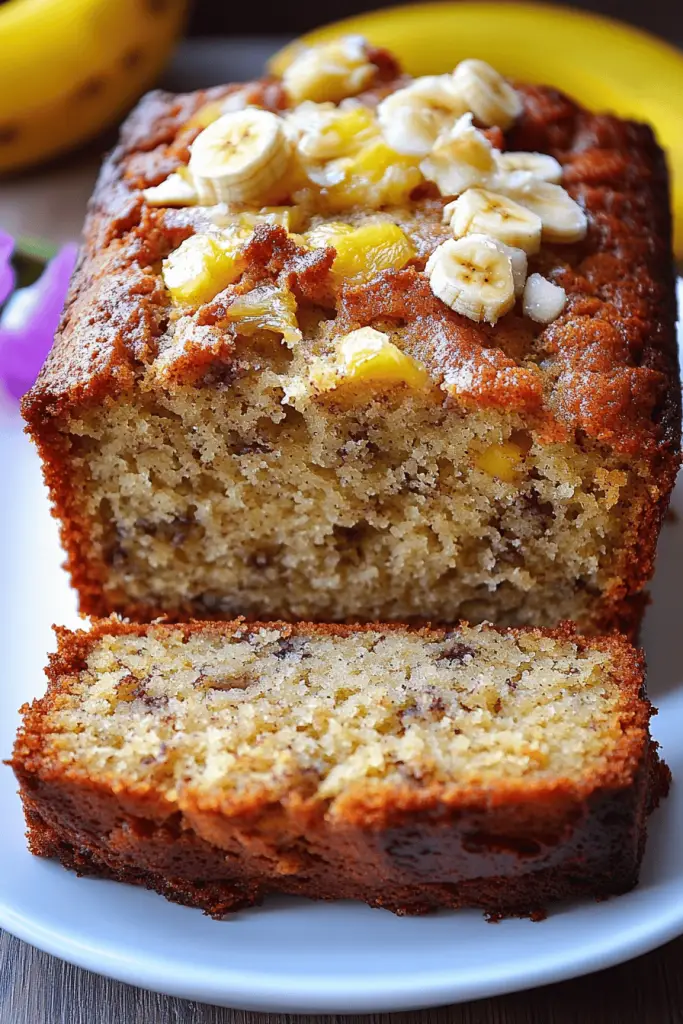 Hawaiian banana bread