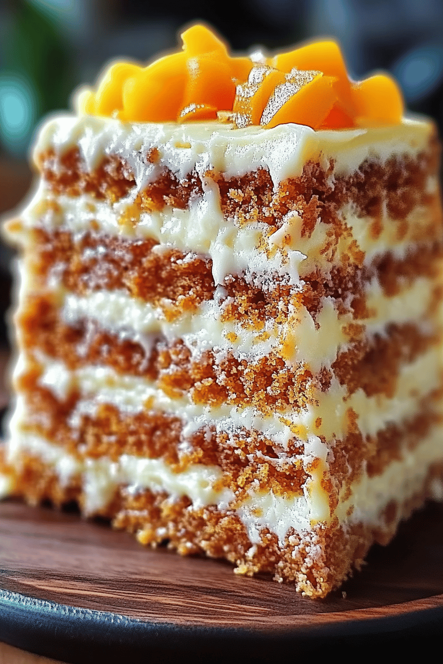 Hawaiian carrot cake