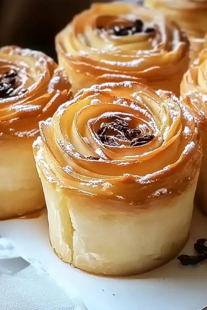 Homemade cruffins