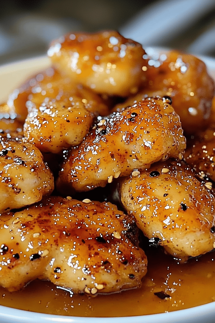 Honey butter garlic chicken
