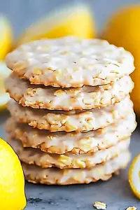 Lemon oatmeal cookies