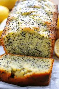 Lemon poppy seed bread