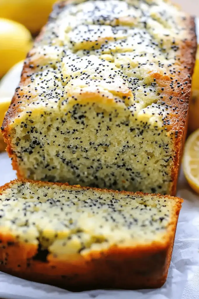 Lemon poppy seed bread