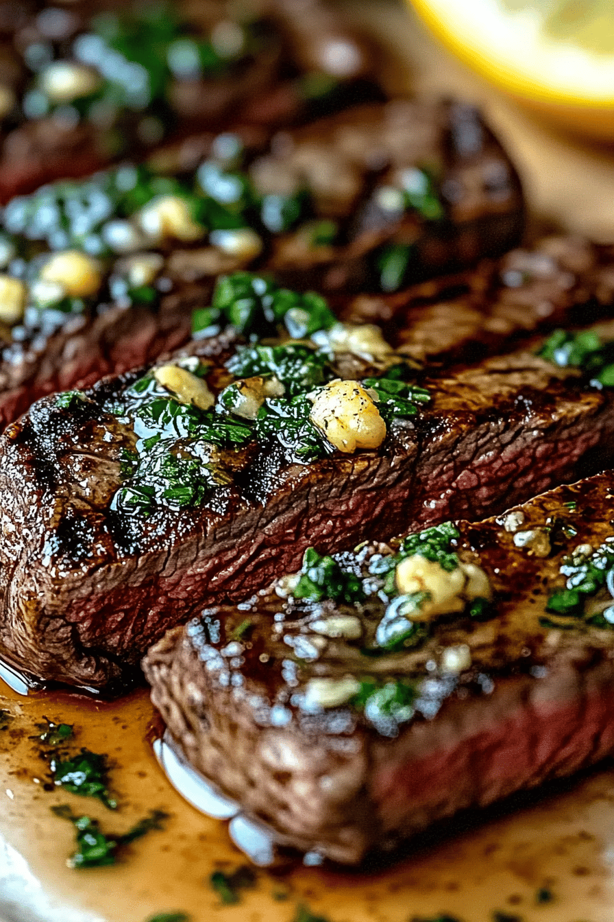 London broil recipes slice on plate showing perfect texture and swirl pattern