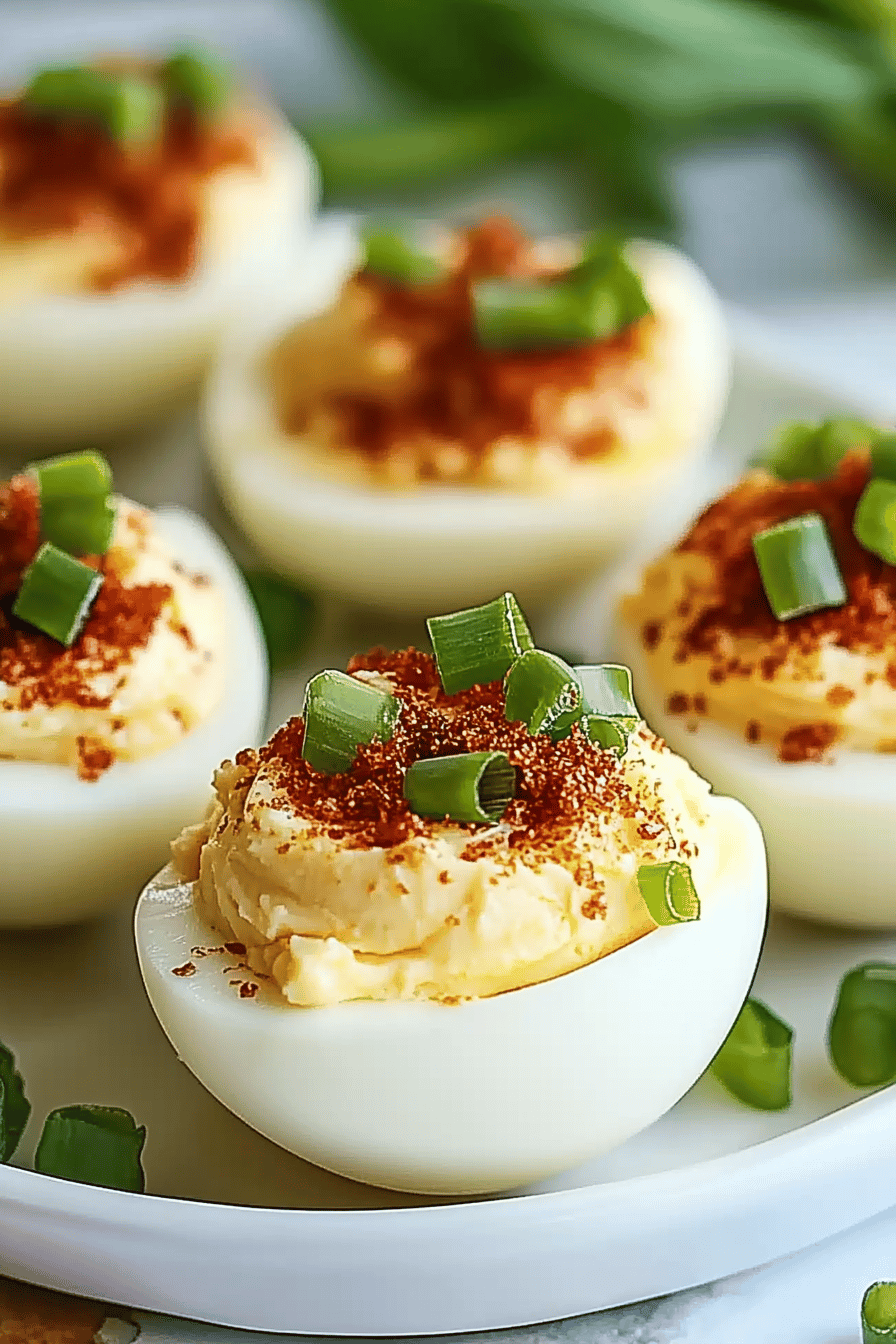 Million dollar deviled eggs ingredients organized and measured on kitchen counter