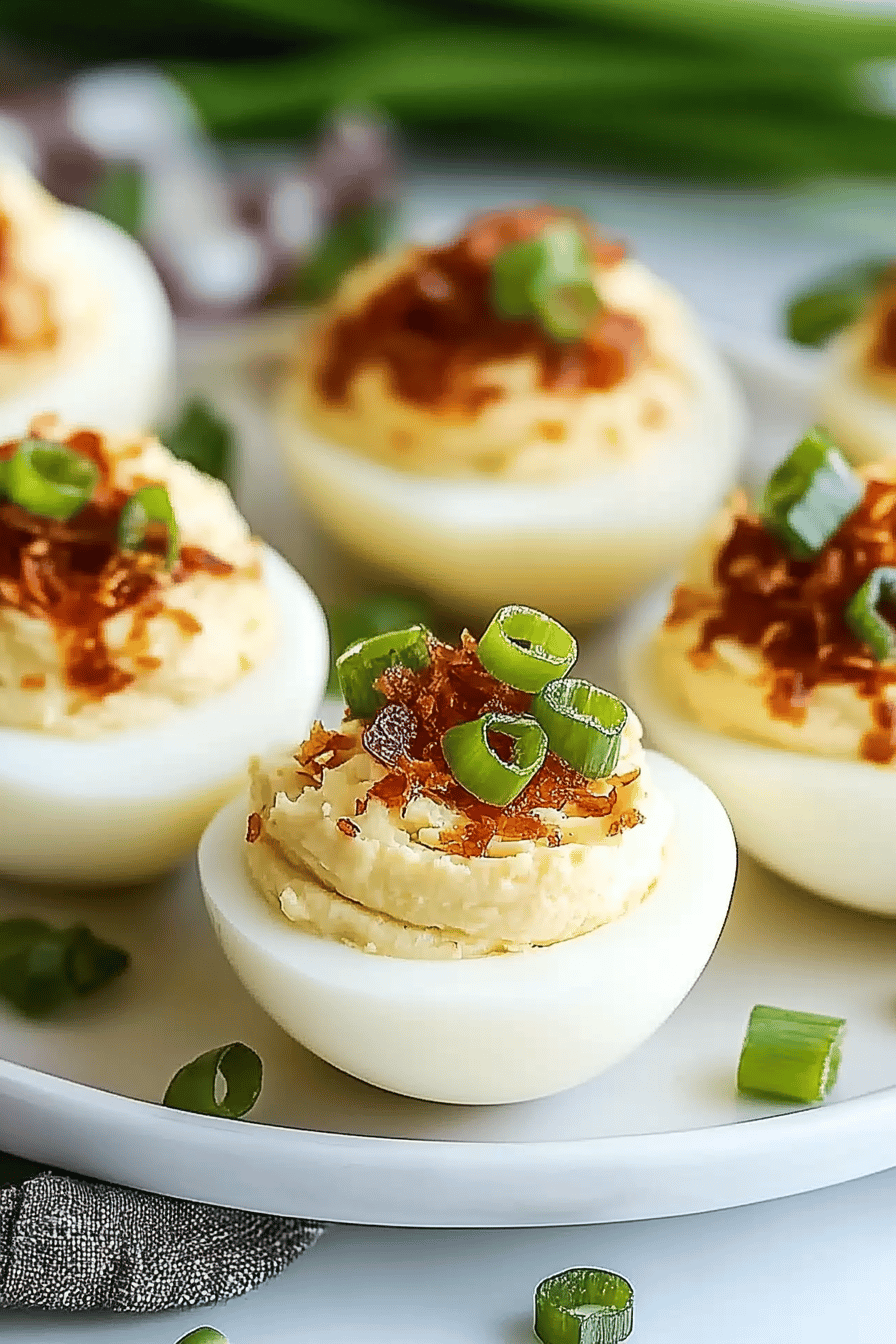 Million dollar deviled eggs