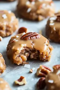 No-bake coconut pecan