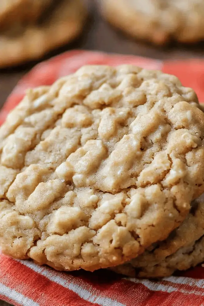 Peanut butter oatmeal cookies