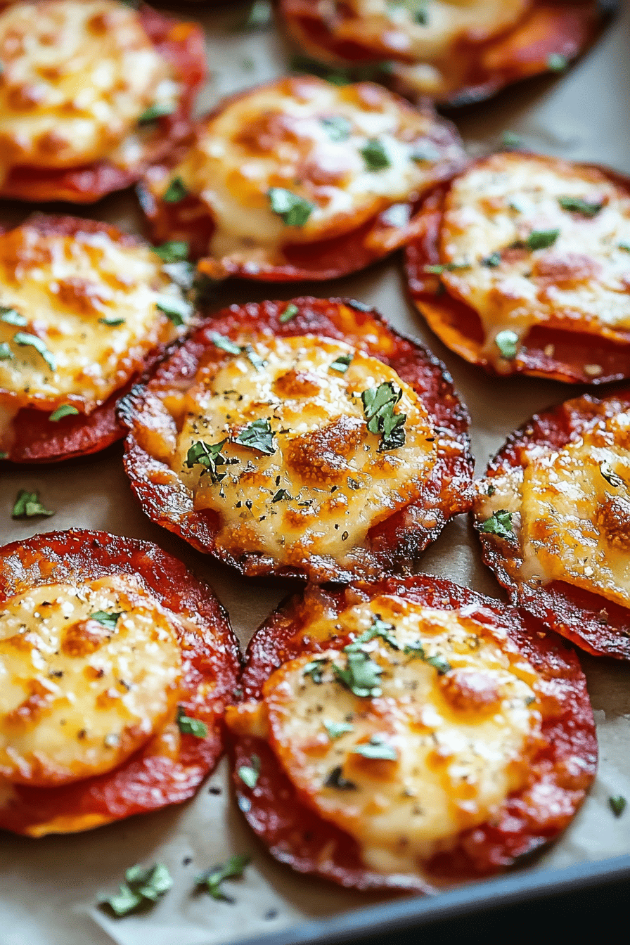 Pizza chips recipe ingredients organized and measured on kitchen counter
