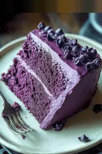 Purple velvet cake