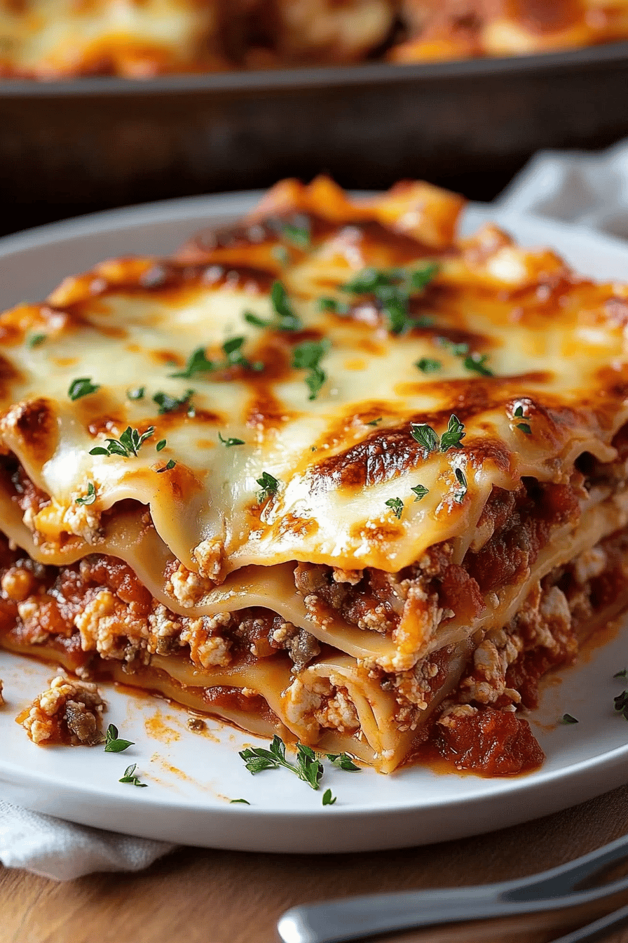 Quick Classic Lasagna ingredients organized and measured on kitchen counter