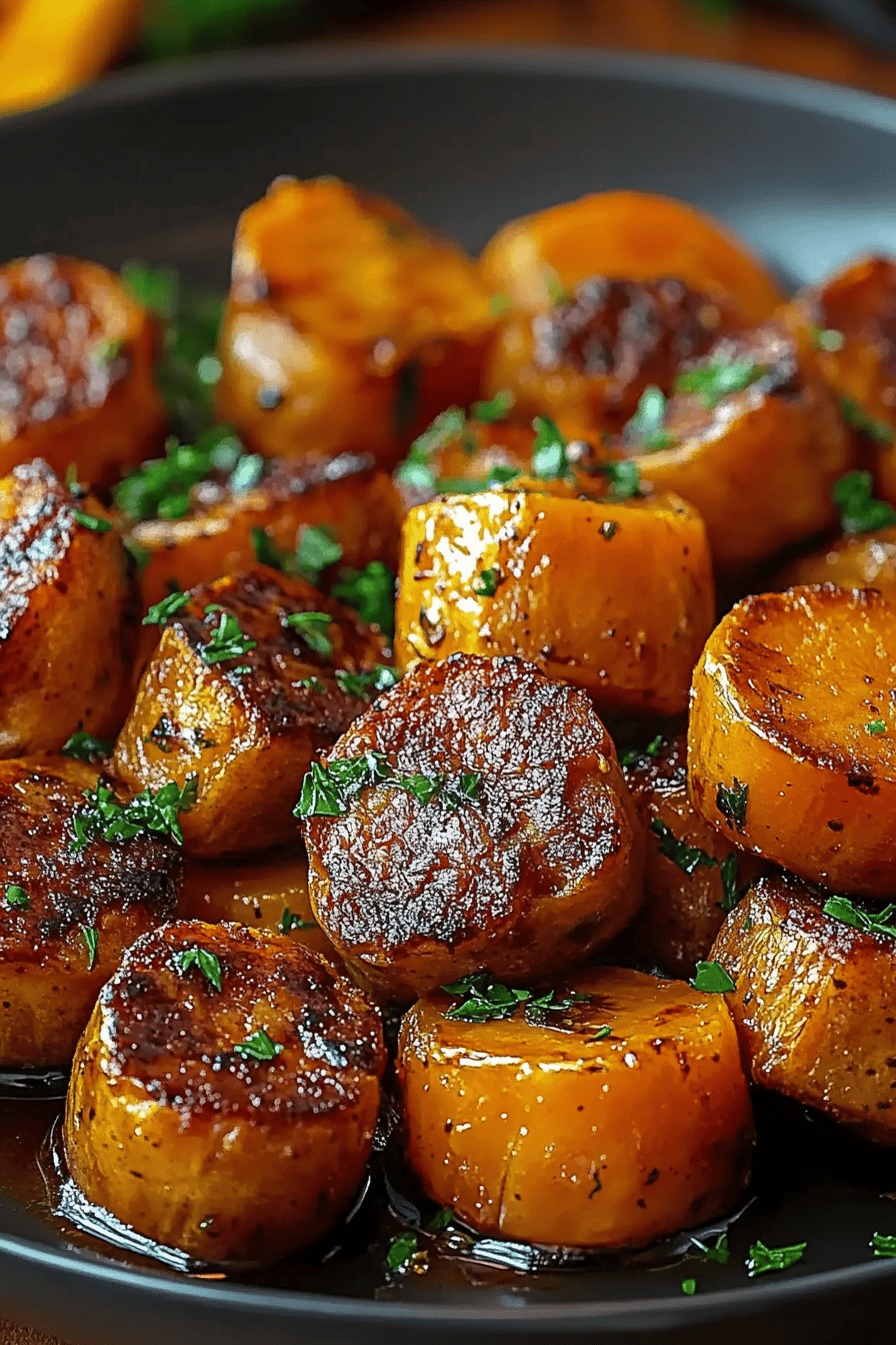Sausage sweet potatoes