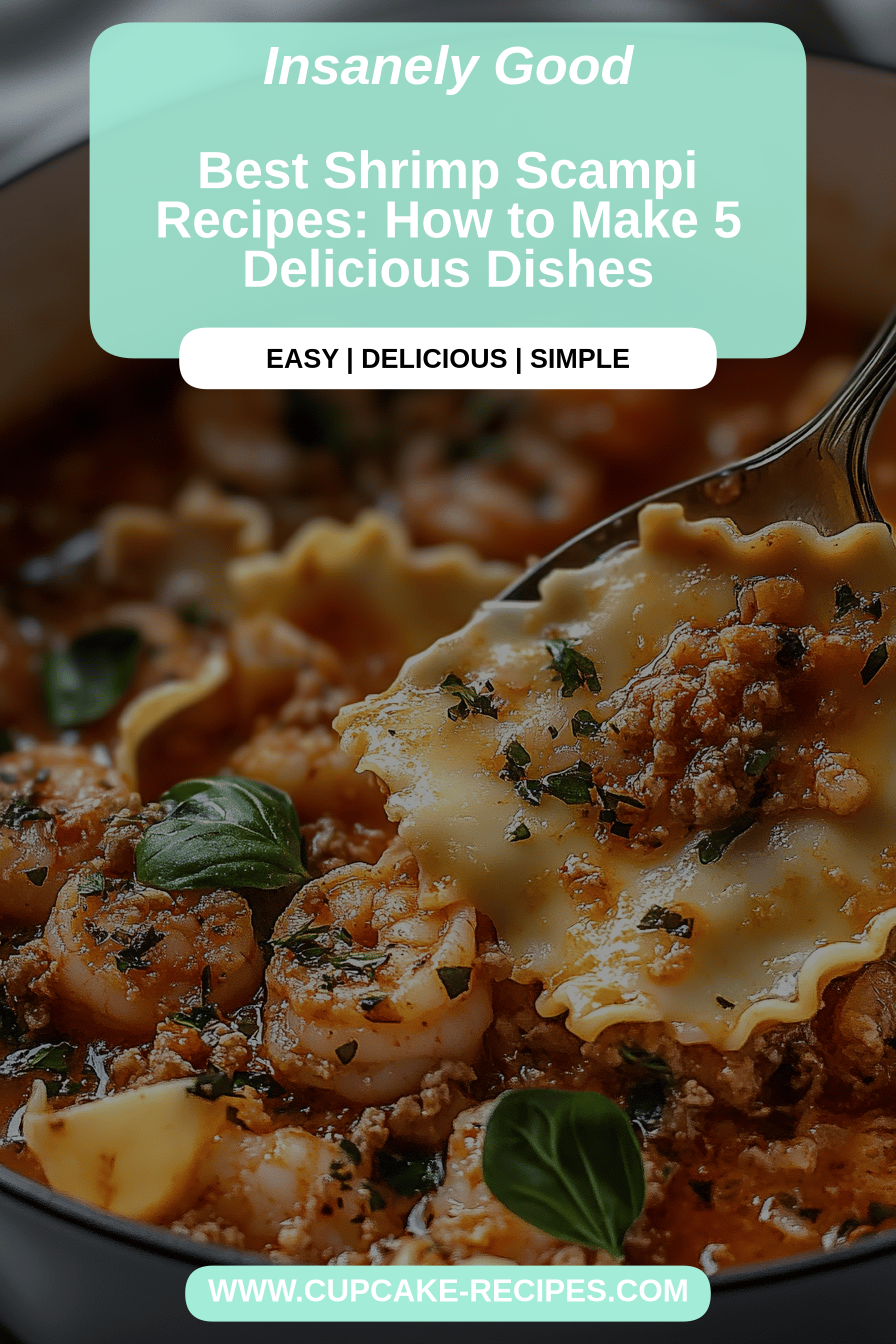 Shrimp scampi recipes final dish beautifully presented and ready to serve