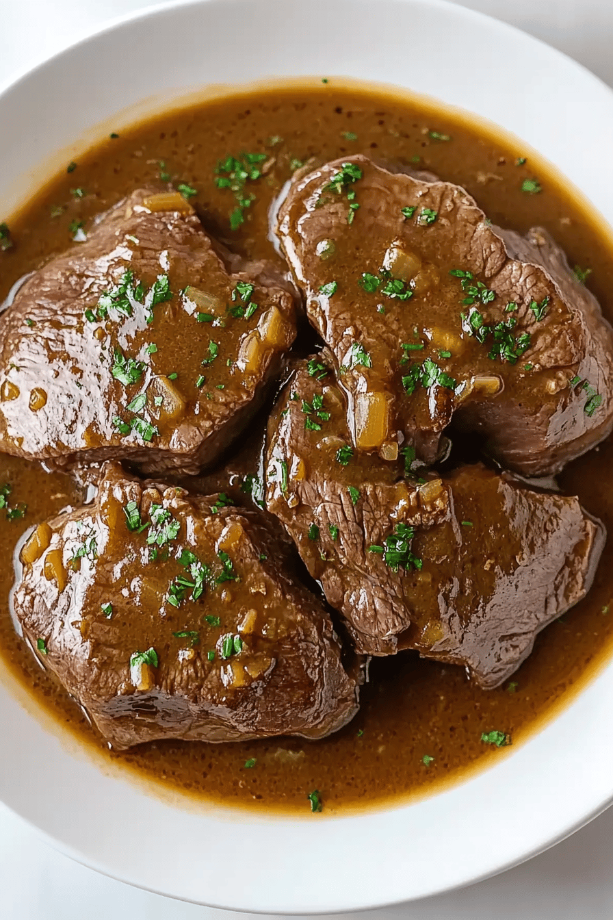 Slow cooker round steak