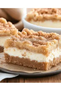Snickerdoodle cheesecake bars