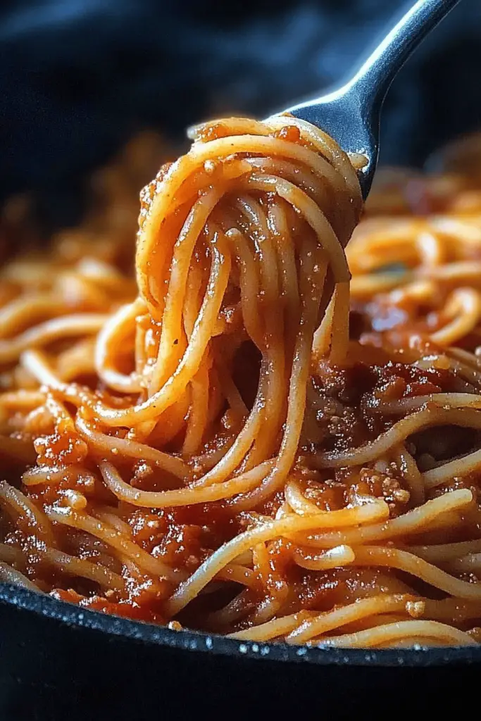 Spaghetti recipe