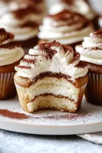 Tiramisu cupcakes