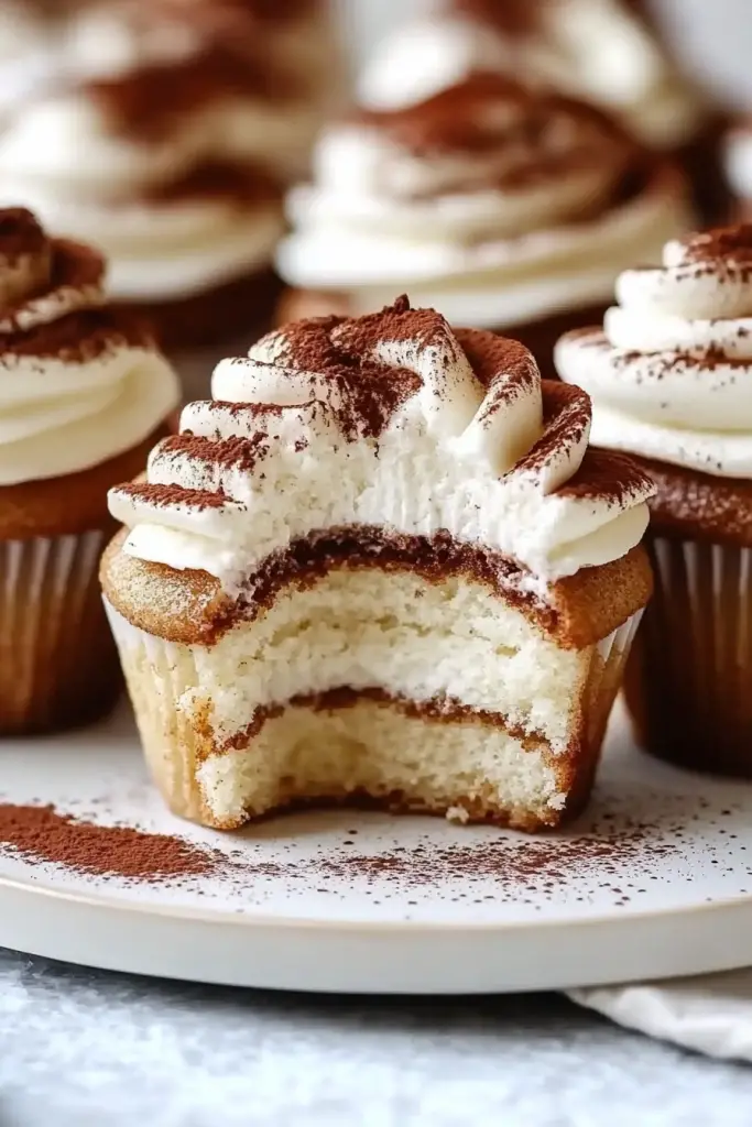 Tiramisu cupcakes