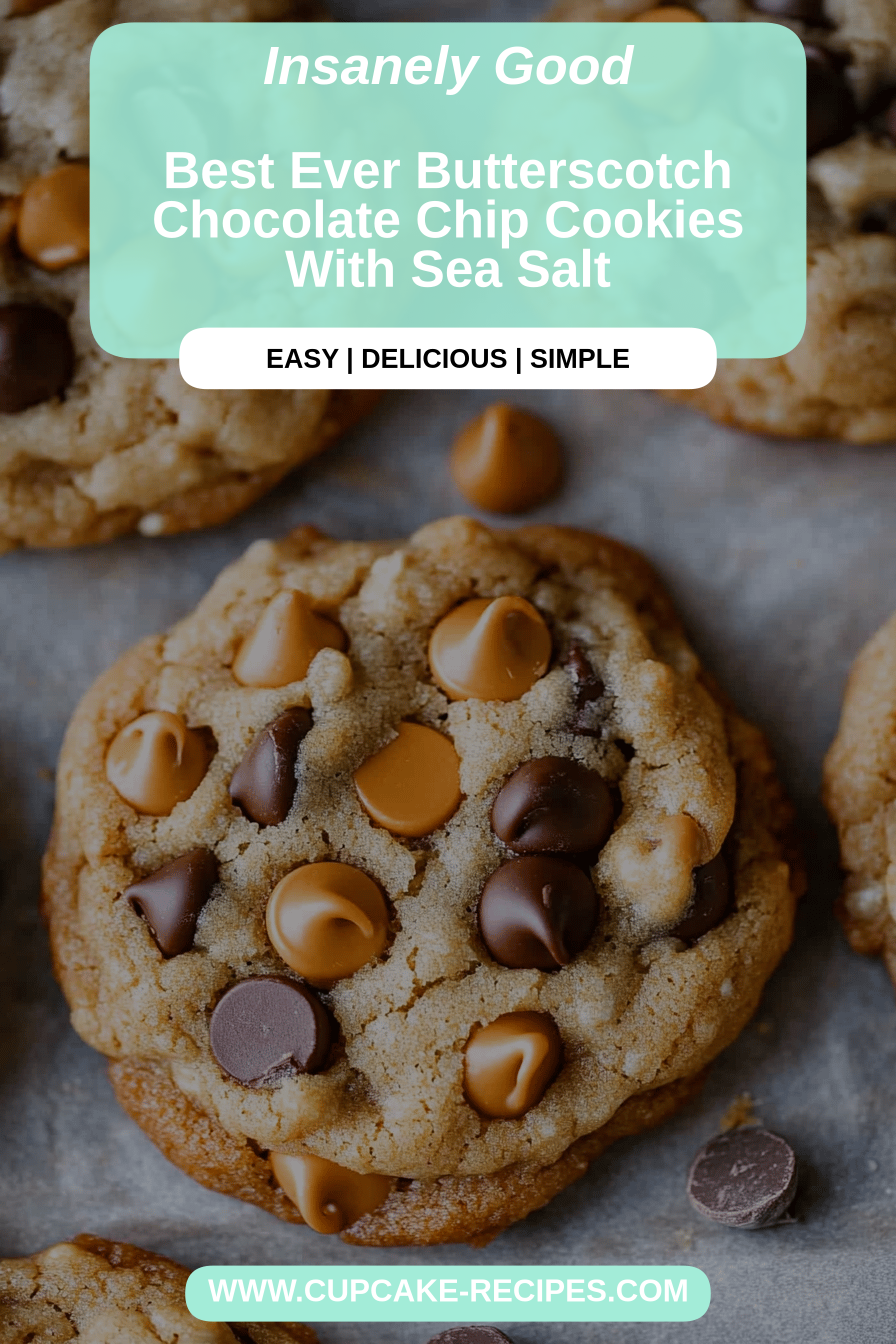 butterscotch chocolate chip cookies final dish beautifully presented and ready to serve