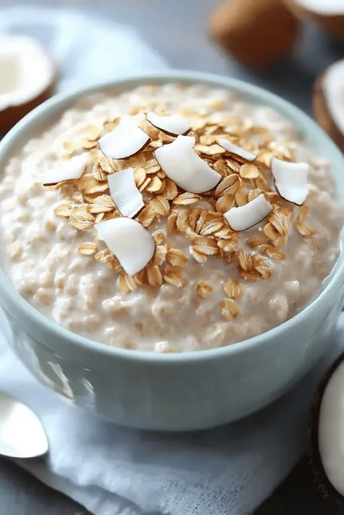 coconut cream pie oats