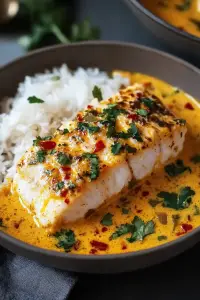 coconut curry cod