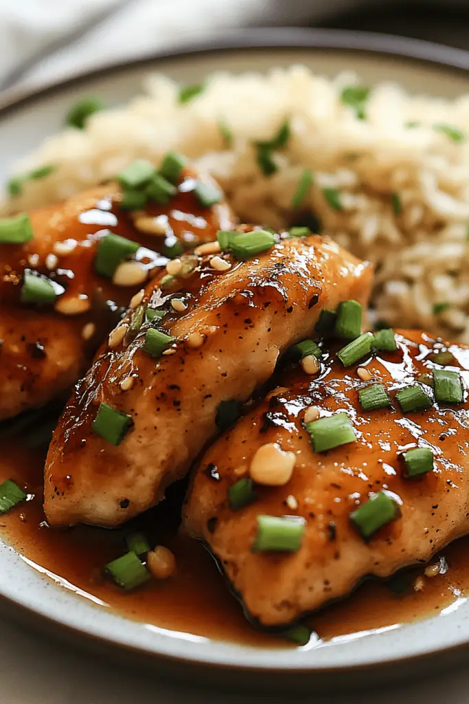 honey garlic chicken