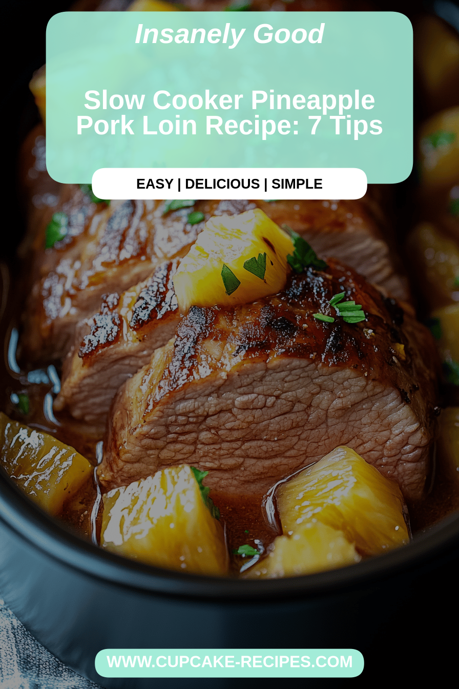 pineapple pork loin final dish beautifully presented and ready to serve