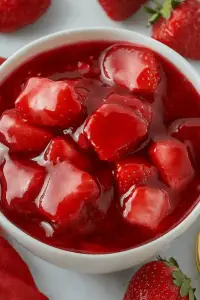strawberry sauce