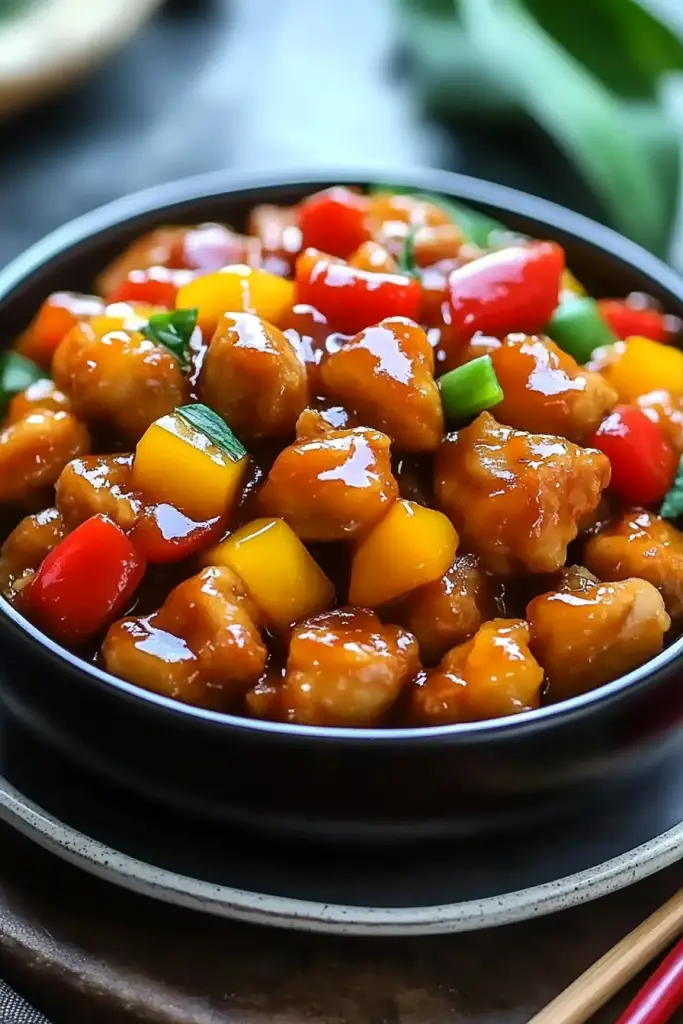 sweet and sour chicken