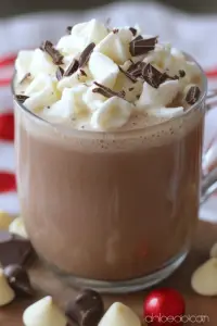 white chocolate hot cocoa