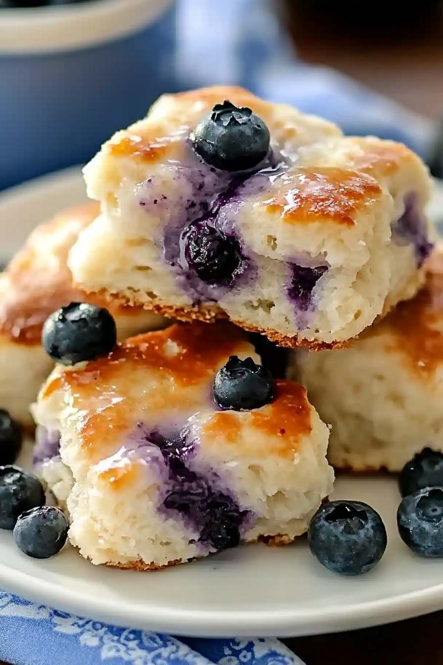 Blueberry Butter Swim Biscuits