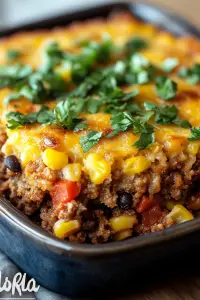 Cowboy cornbread casserole