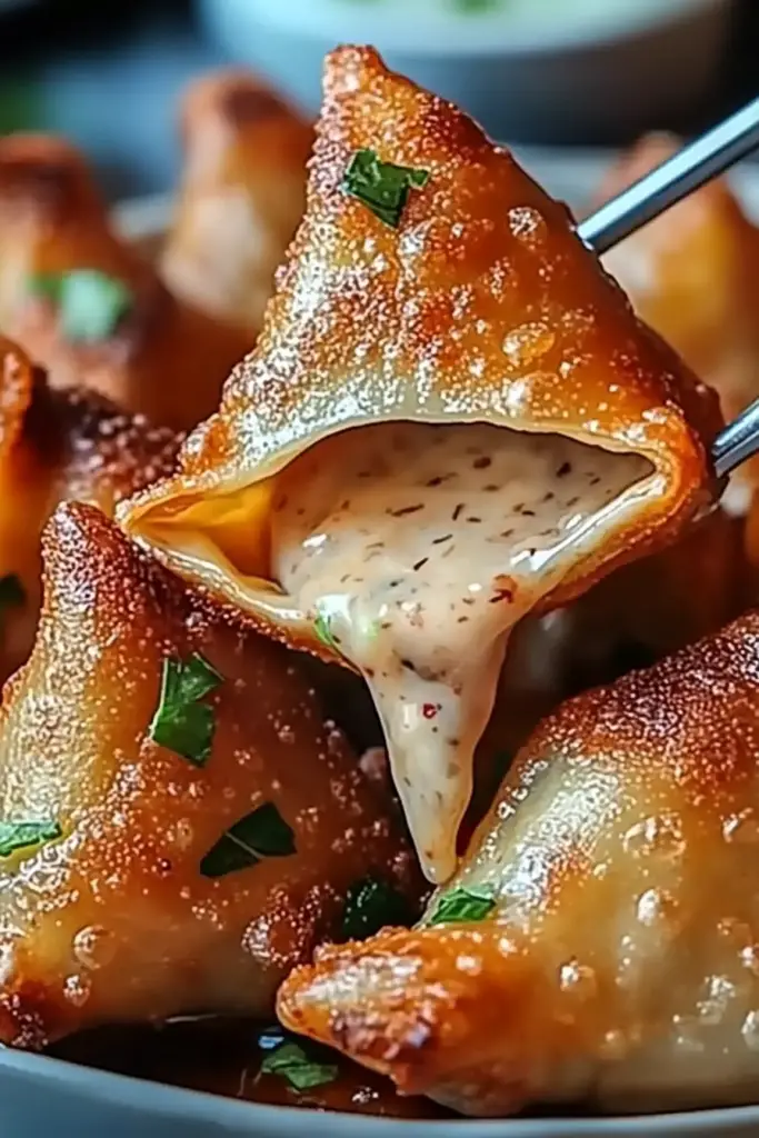 Crispy Chicken Wontons