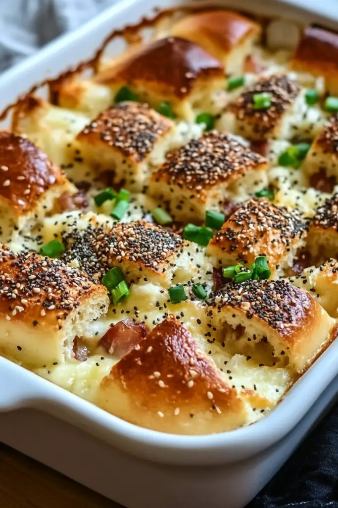 Everything Bagel Breakfast Casserole