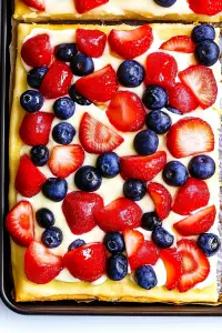 Flag Fruit Pizza